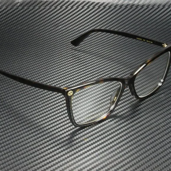 Sale! Gucci Round Havana 56mm Eyeglasses